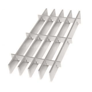 O revestimento da grade do metal do zinco do aço carbono Q235, HDP galvanizou a grelha de aço resistente