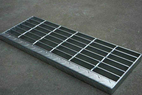 O metal de aço galvanizado resistente à corrosão dos passos de escada da grelha desliza não passos de escada