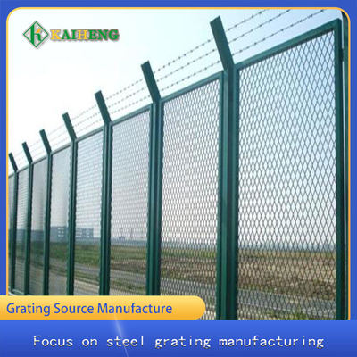 Fio verde de aço resistente à corrosão Mesh Fencing Guardrail Netting
