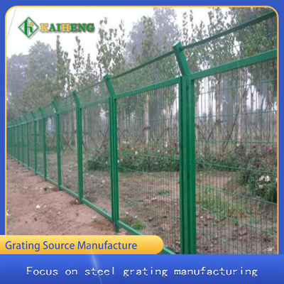 Fio verde de aço resistente à corrosão Mesh Fencing Guardrail Netting