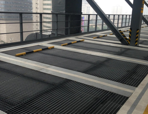 Revestimento de aço do lote de Mesh Grating Grid For Parking da passagem do metal de HDP