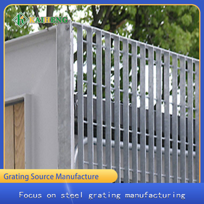 Pulverização exterior do plástico de Mesh Metal Grate Fencing With do fio de 1 polegada da estrada de ferro da estrada