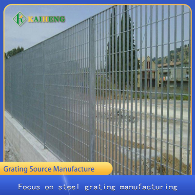 Pulverização exterior do plástico de Mesh Metal Grate Fencing With do fio de 1 polegada da estrada de ferro da estrada