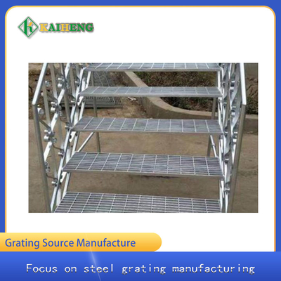 as barras de carregamento de 30mm lançam as etapas de aço da grelha do metal dos passos de escada da grelha