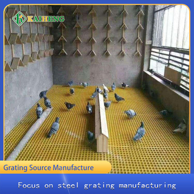Grade resistente à corrosão 1x3 da raspagem da fibra de vidro FRP Pultruded para a gaiola do pombo