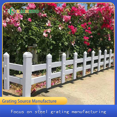 O gramado pequeno do PVC soldou o corrimão de Mesh Fencing Lawn Border Fence