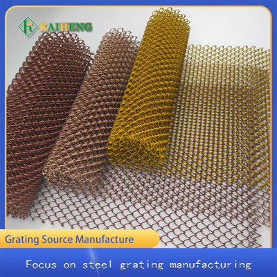 Separação decorativa Diamond Aluminum Curtain Wall Mesh