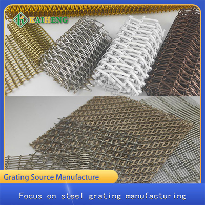 Separação decorativa Diamond Aluminum Curtain Wall Mesh