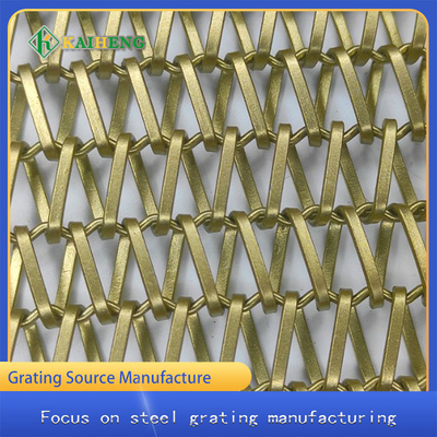 Separação decorativa Diamond Aluminum Curtain Wall Mesh