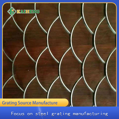 Fio decorativo Rhombic resistente à corrosão Mesh Panels Customized