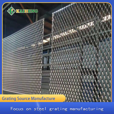 Fio decorativo Mesh Rhombic Aluminum Door Curtain da parede 304 de aço inoxidável