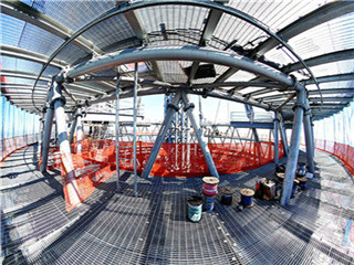 raspagem de aço da plataforma